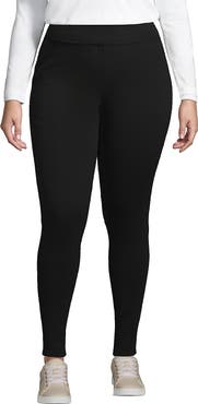 Lands' End High Rise Serious Sweats Fleece Lined Pocket Leggings