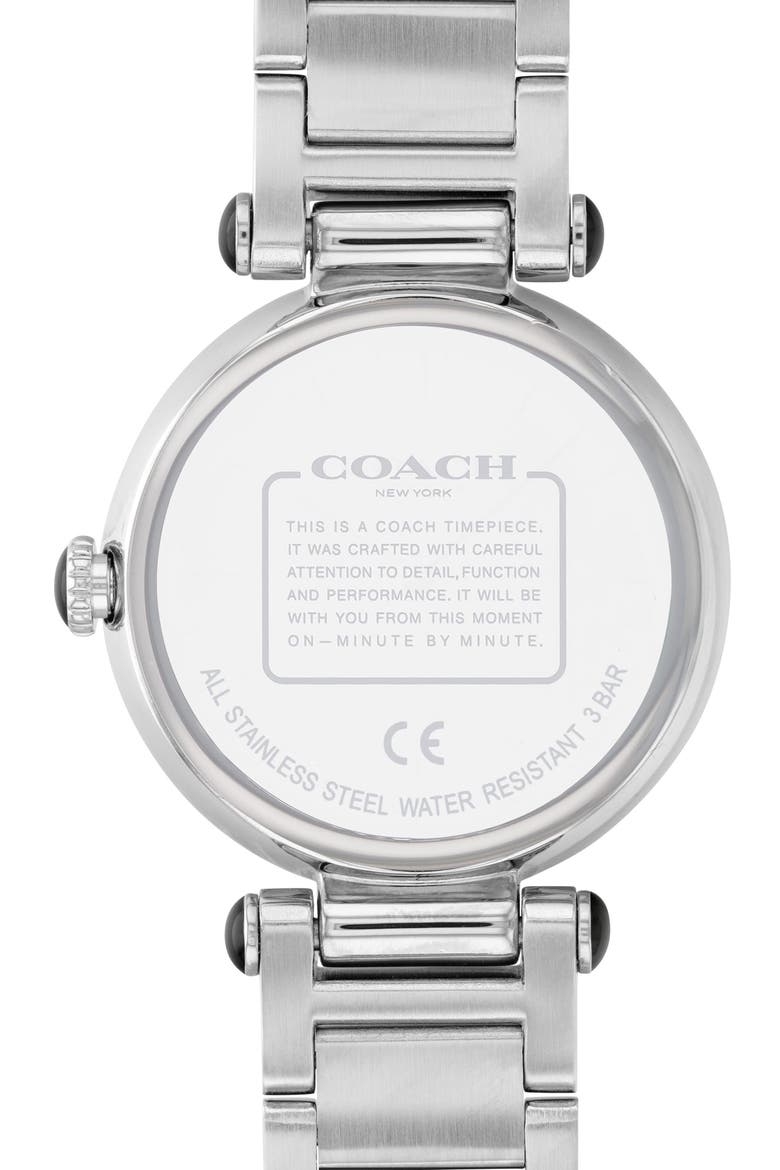 Cary Rainbow Bracelet Watch, 34mm, Alternate, color, SILVER