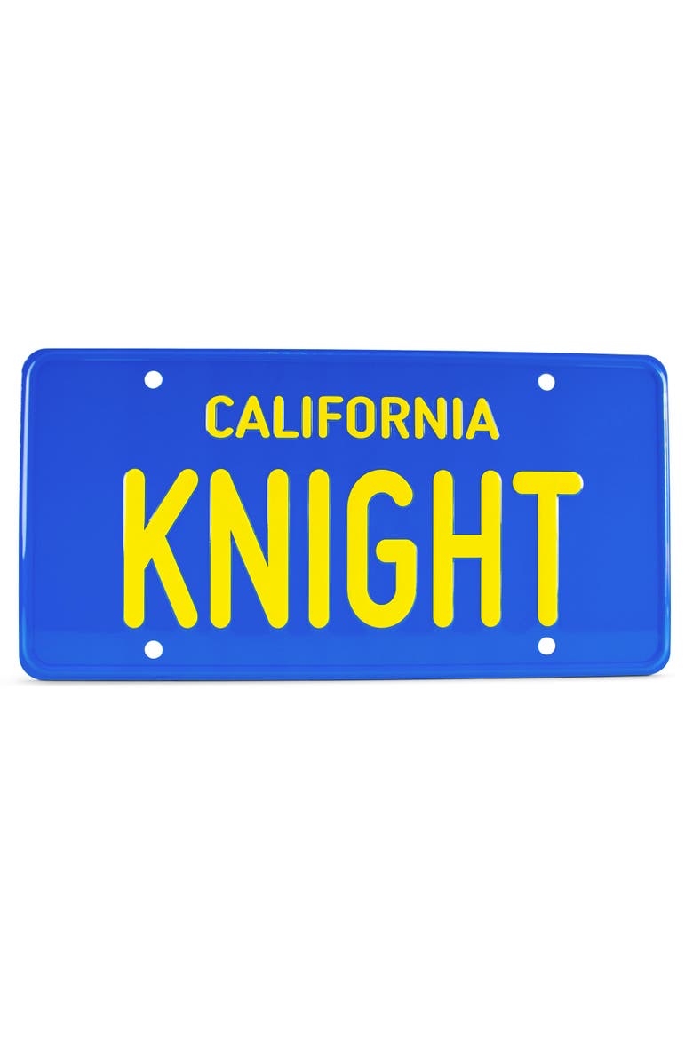 Knight Rider License Plate, Alternate, color, Multicolored