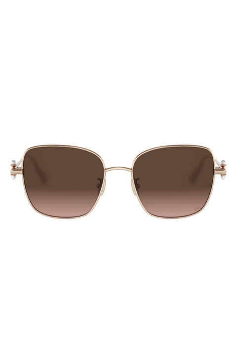 'DiorTribales S1U 55mm Square Sunglasses