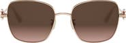 DIOR 'DiorTribales S1U 55mm Square Sunglasses