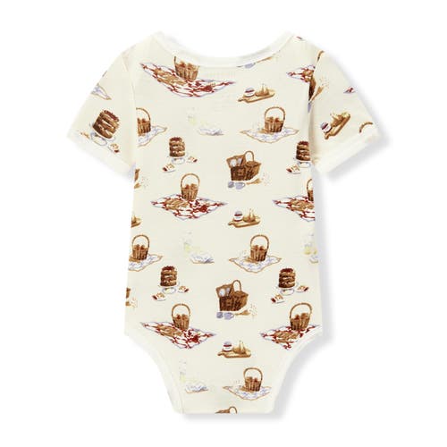 Milkbarn Organic Cotton One Piece In White