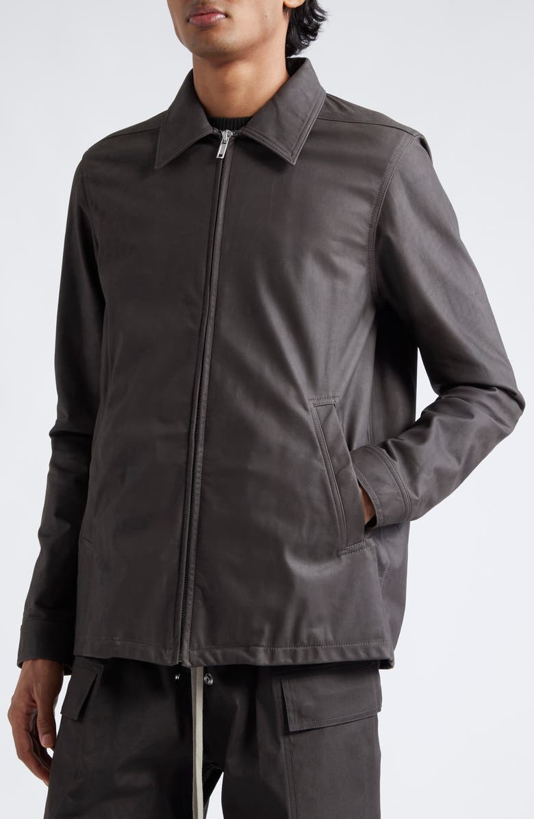 Rick Owens Porterville Brad Leather Jacket, Alternate, color, 