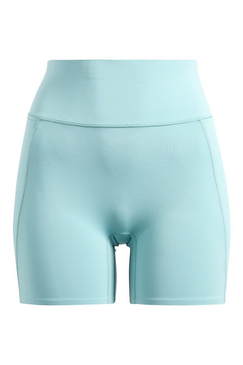 Universa Medium-Support High-Waisted 5-Inch Pocket Biker Shorts, Alternate, color, CANNON/ BICOASTAL/ BICOASTAL
