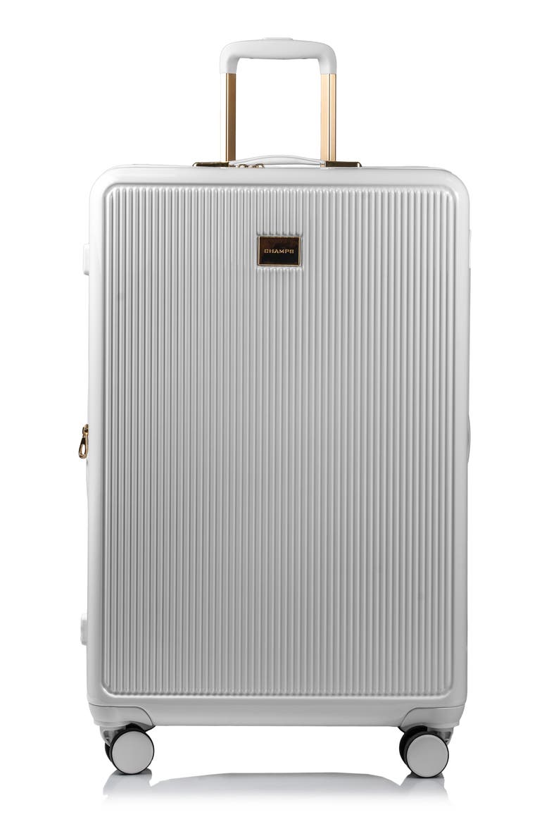 Luxe 3-Piece Hardshell Luggage Set, Alternate, color, WHITE