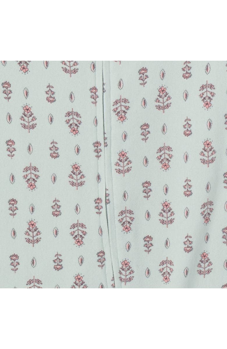 Modern Moments<sup>™</sup> by Gerber Hacci Comfort Unionsuit, Alternate, color, Light Green Fleur