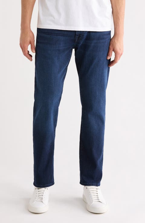 Marcus Slim Straight Leg Jeans (Rinse Brushed Ocean)