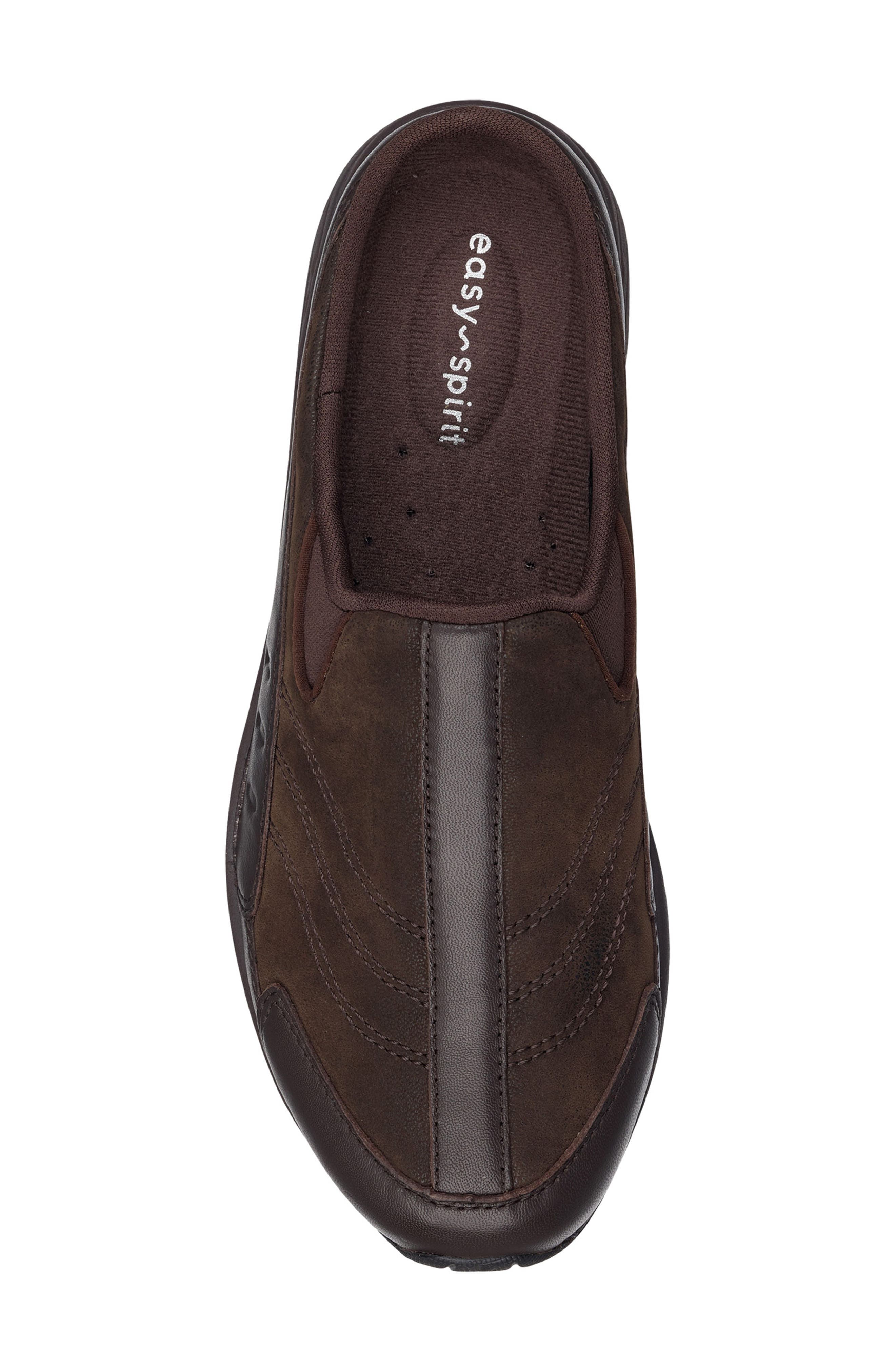 Traveltime Clog Sneaker, Alternate, color, DARK BROWN LEATHER