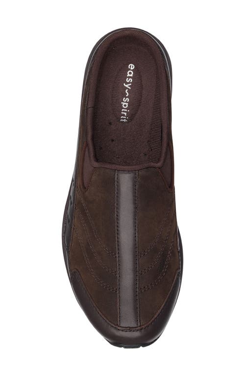 Easy Spirit Traveltime Clog Sneaker In Brown