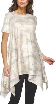 LUUKAA Iris Printed Cotton Jersey Dress
