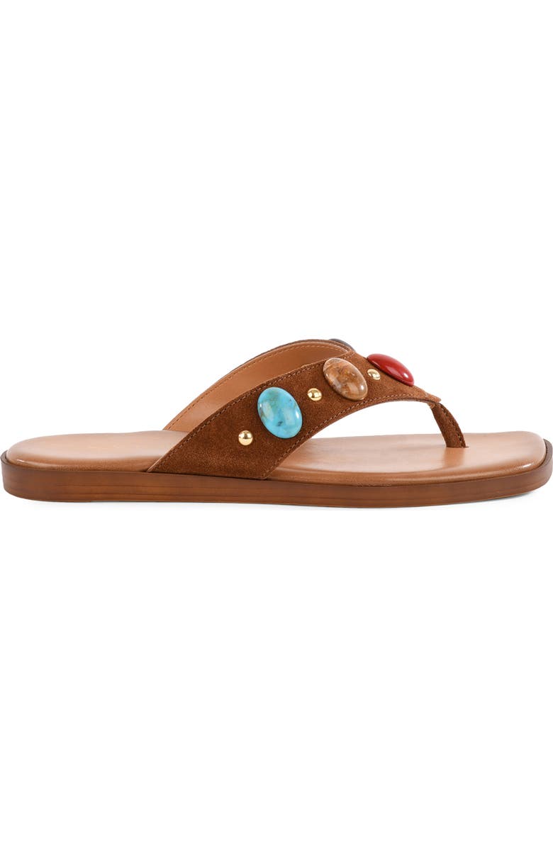 Seychelles Top Of The World Flip Flop, Alternate, color, Brown