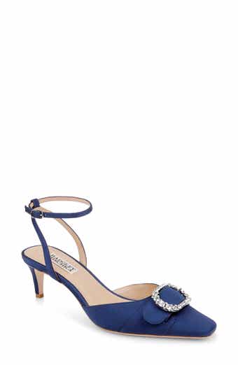 Odesza Kitten Heel Ankle Strap Pump