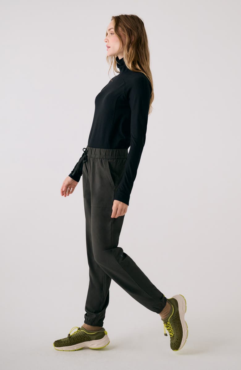 Lole Olivie Joggers, Alternate, color, Olive