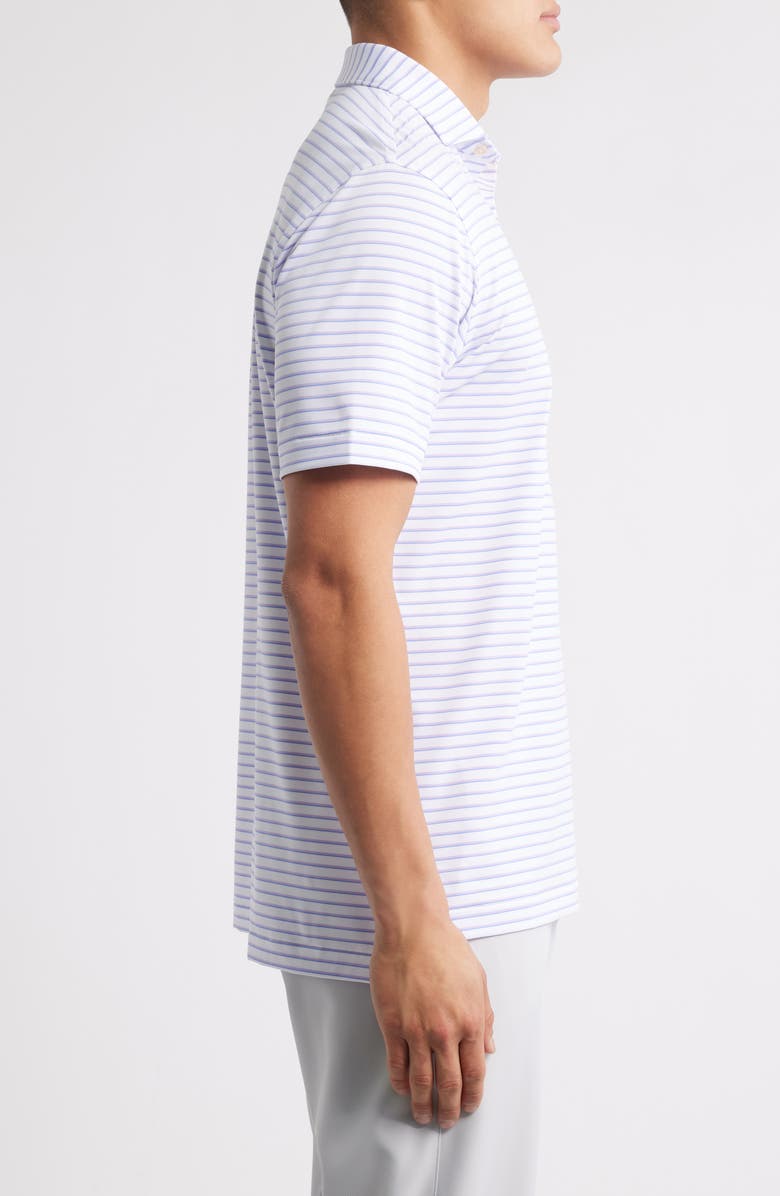 Peter Millar Basden Performance Jersey Polo, Alternate, color, White