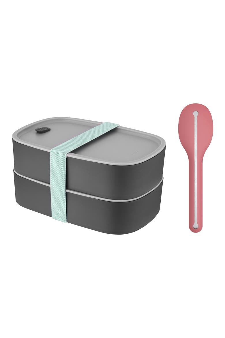 Bento Box with Flatware, Main, color, MULTICOLOR