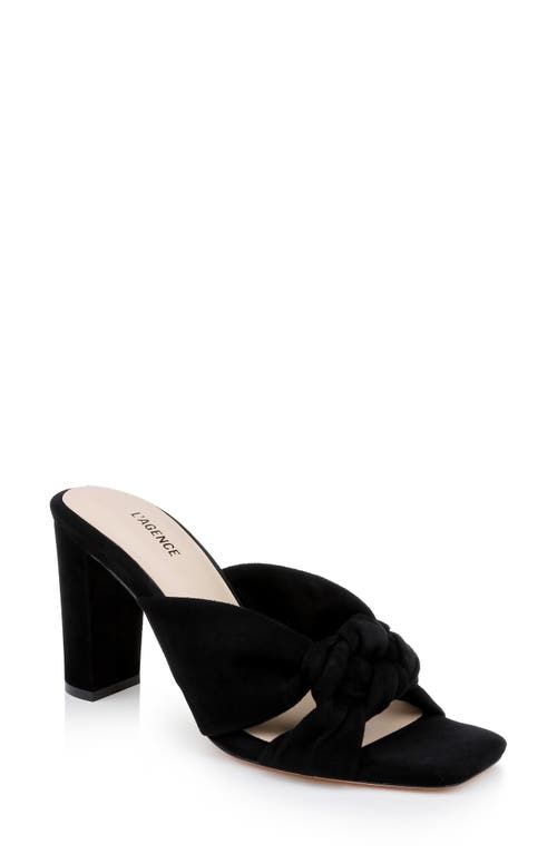 L Agence L'agence Leonie Slide Sandal In Black