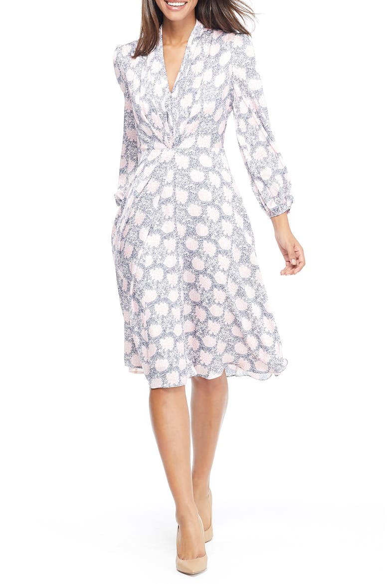 Lizzie Floral Dress, Main, color, PINK/ UPTOWN PINK
