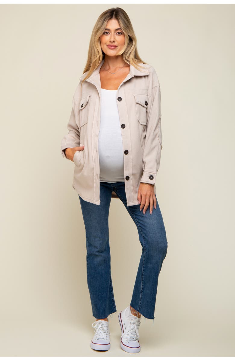 PinkBlush Fleece Double Front Pocket Jacket, Alternate, color, 