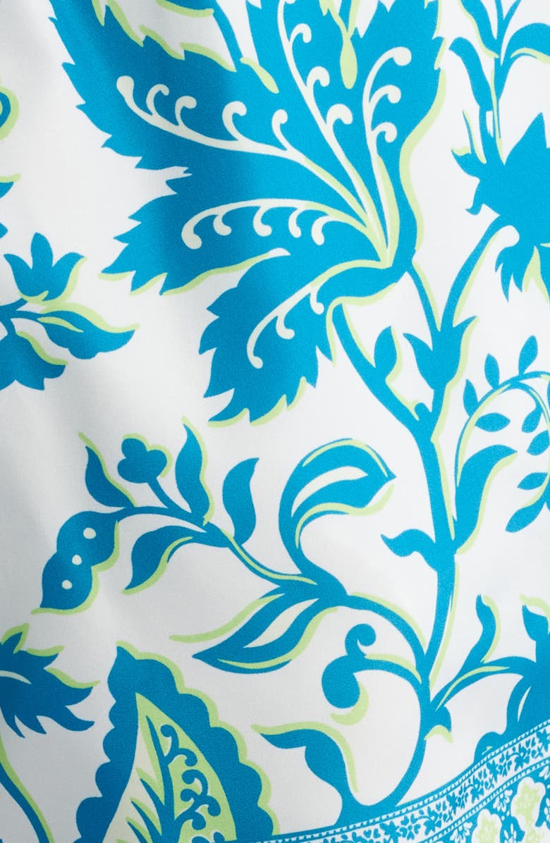 Etro Roma Floral Swim Trunks, Alternate, color, Stampa F.do Verde