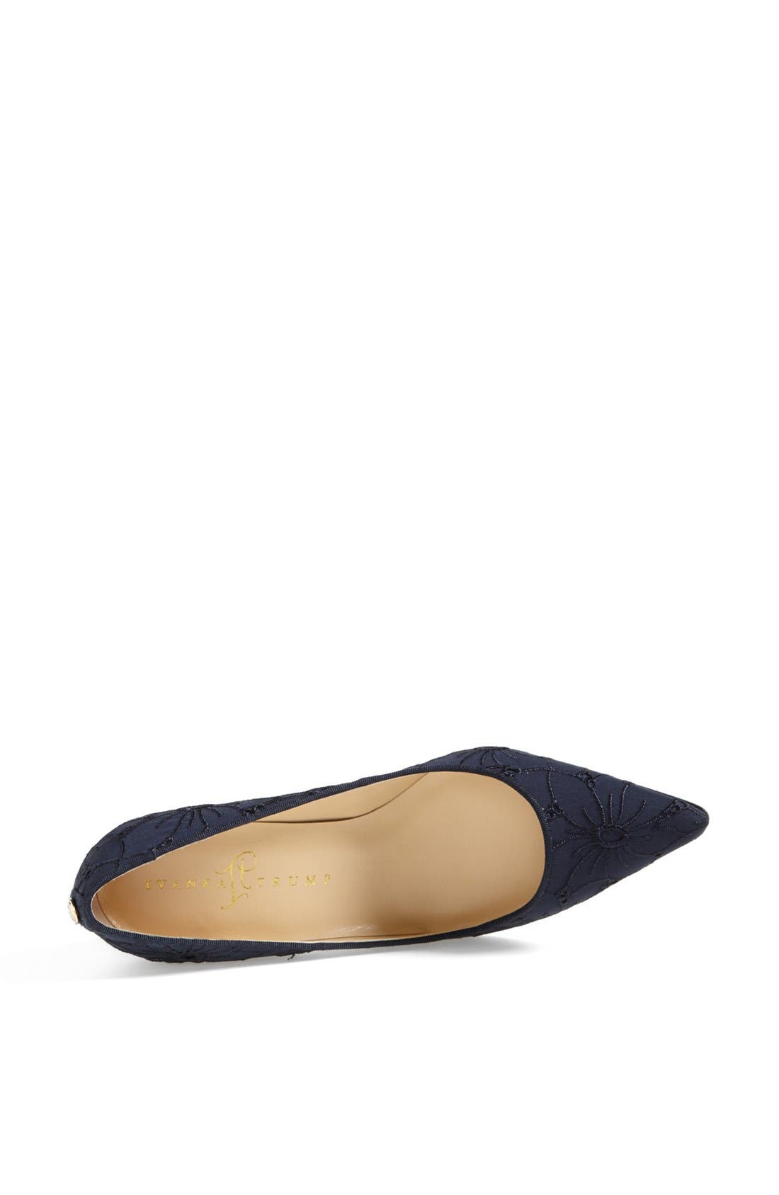 'Indico' Pump, Alternate, color, NAVY EYELET