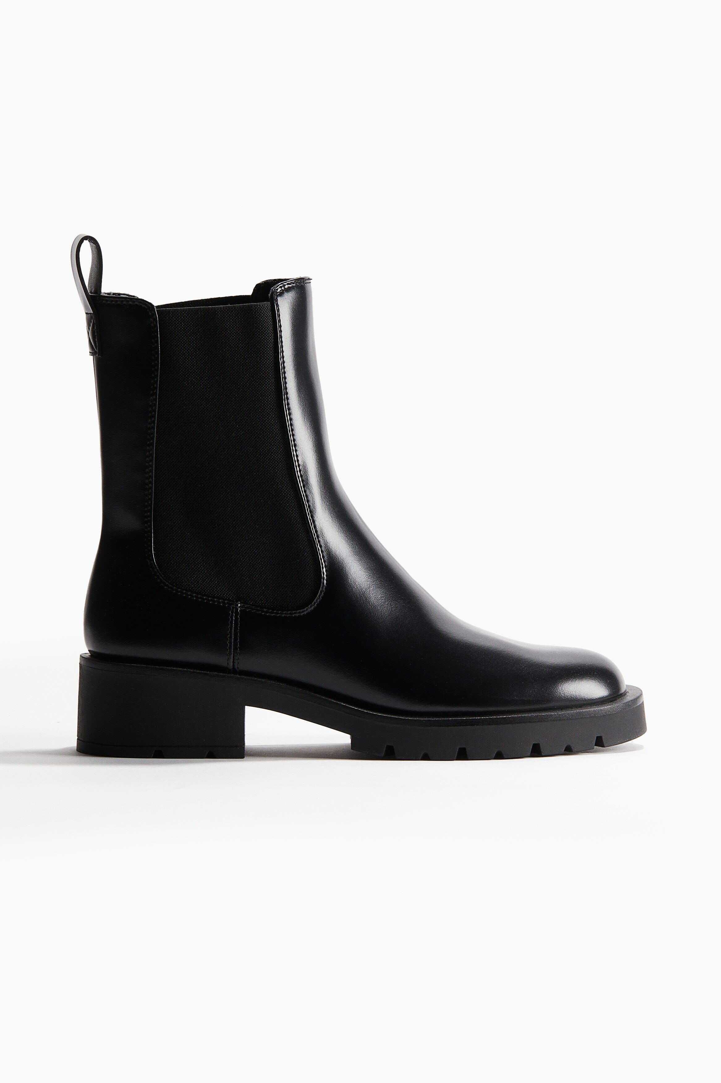 H&M Chelsea Boots, Alternate, color, Black