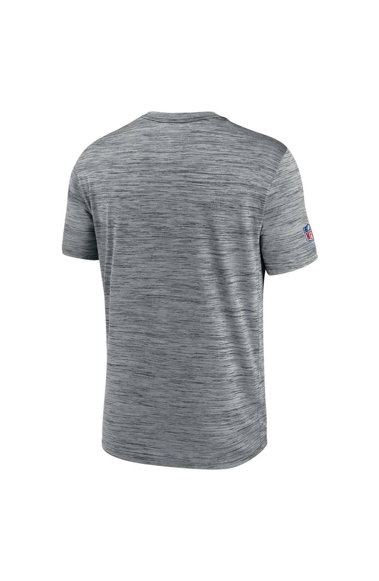 Nike Men's Nike Gray Minnesota Vikings Sideline Velocity Throwback Logo Performance T-Shirt, Alternate, color, Gray