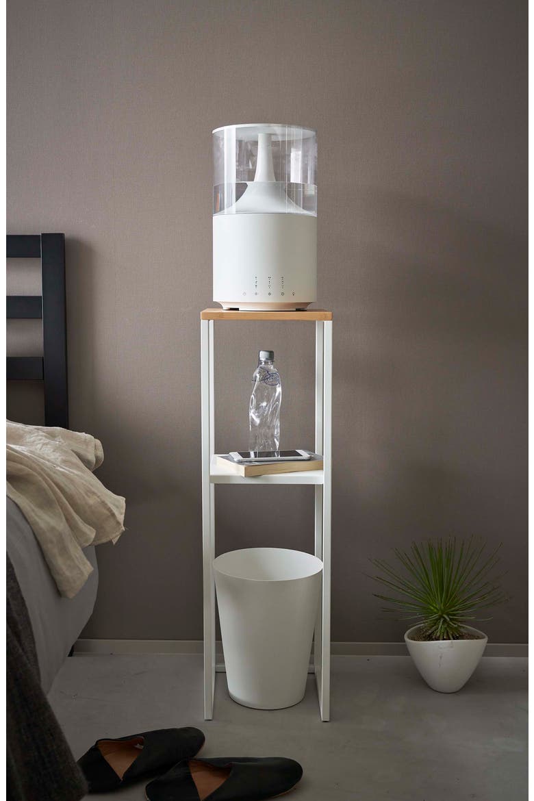 Two-Tier Display Shelf, Alternate, color, WHITE