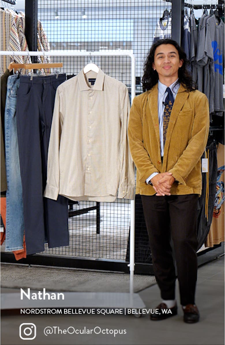 Check Cotton Button-Up Shirt, sales video thumbnail