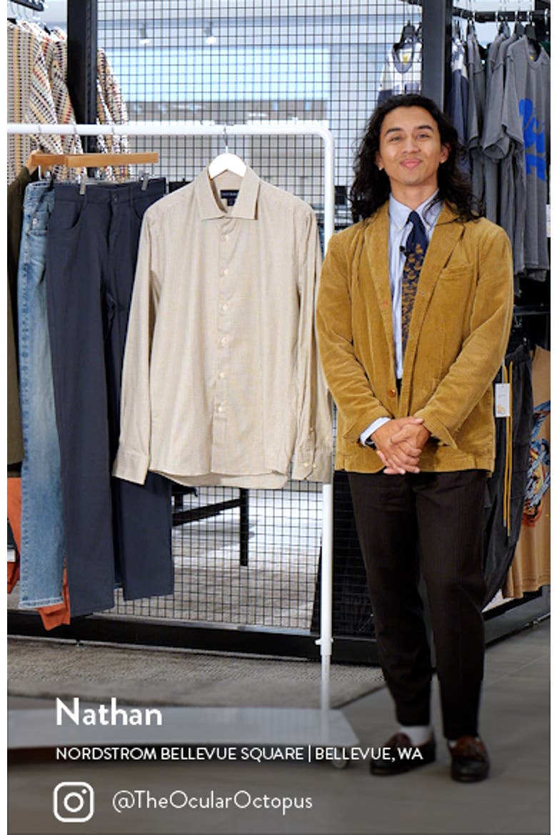 Check Cotton Button-Up Shirt video