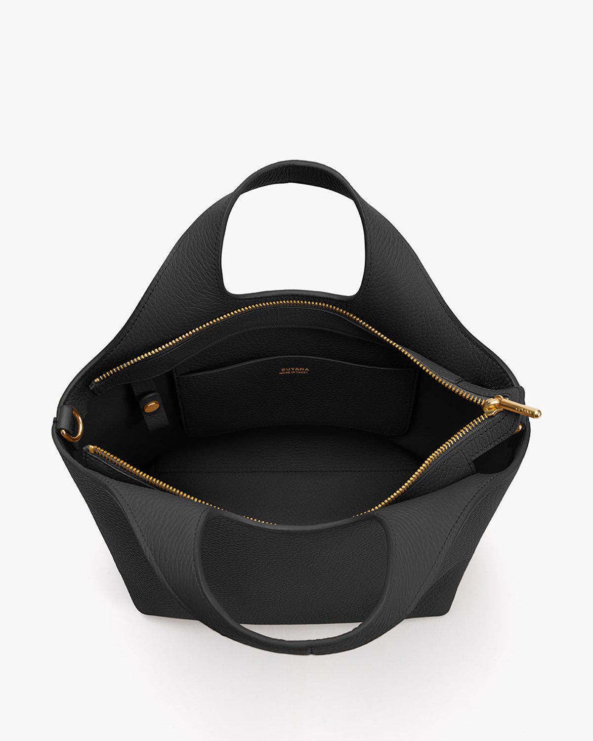 Cuyana Small System Zipper Tote, Alternate, color, Black