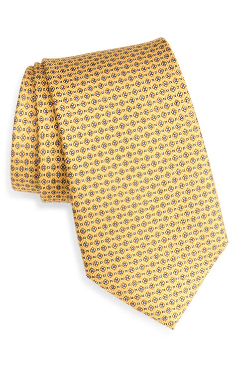Floral Silk Tie