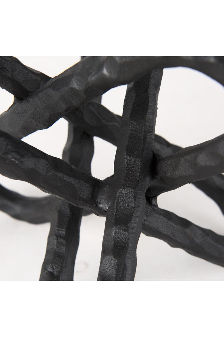 Wilhelm Metal Link Decor Object, Alternate, color, Black