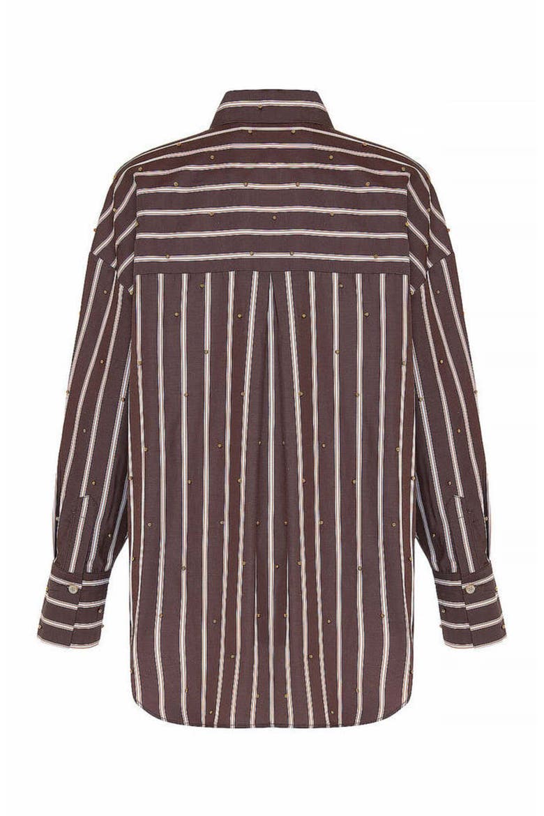 Echo Pearly Shirt, Alternate, color, Koffee/Gold