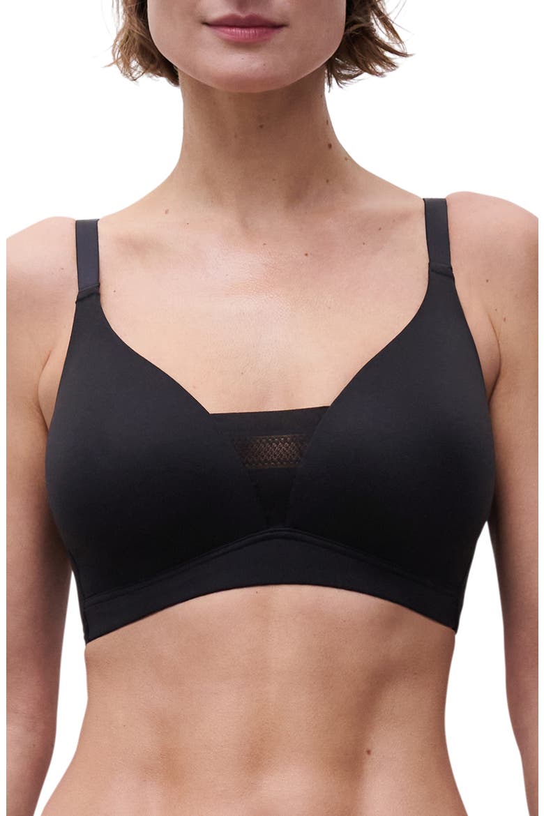 Easy Bliss Wireless Bra, Main, color, BLACK
