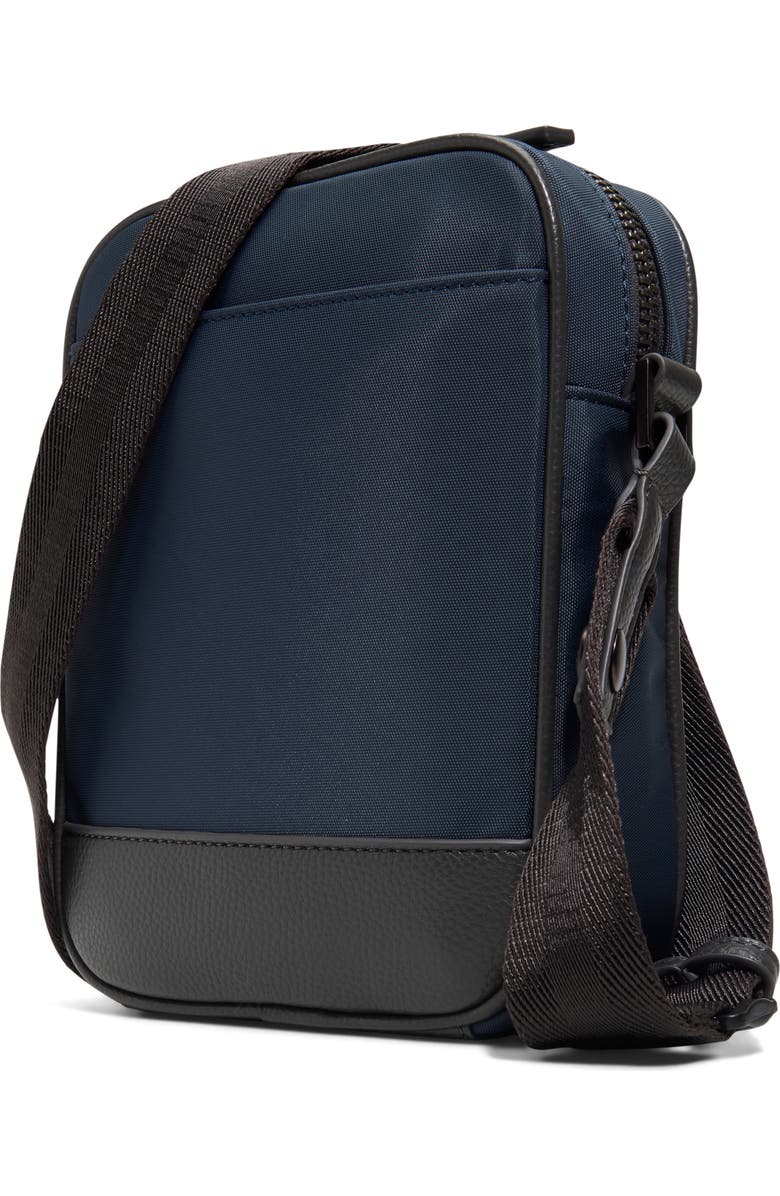 Ted Baker London Fairford Sling Crossbody Bag, Alternate, color, Navy Nylon/ Black Coffee