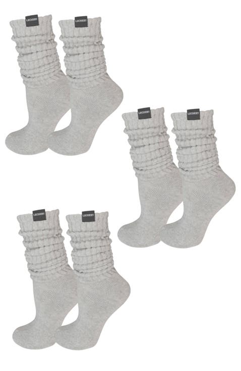 3 Pairs of Scrunch Socks
