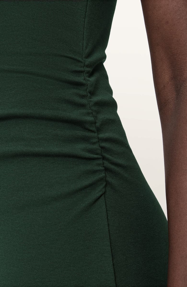 AllSaints Katarina Ruched Side Maxi Dress, Alternate, color, Emerald Green