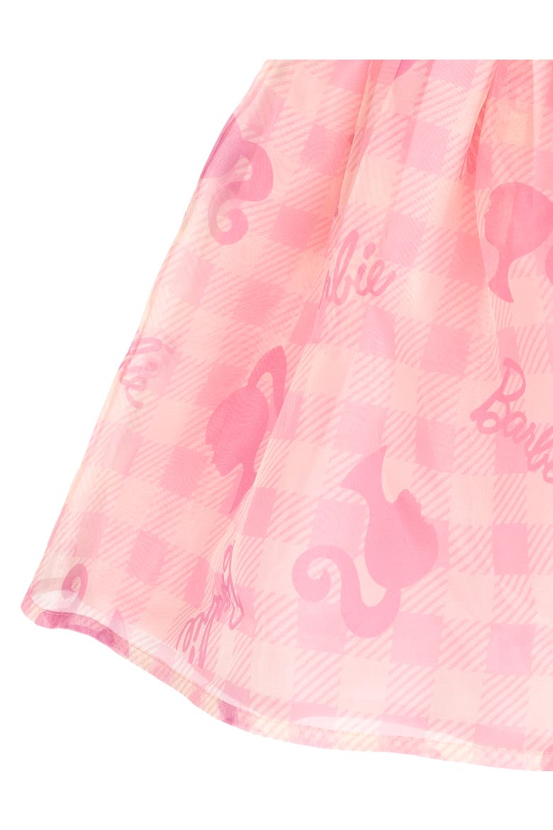 Short Sleeve Flare Dress, Alternate, color, Barbie Pink