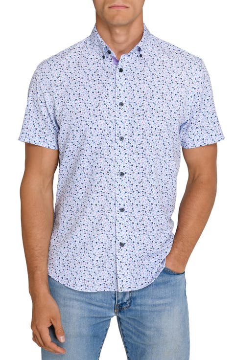 Slim Fit Harbor Bloom Performance Short Sleeve Shirt