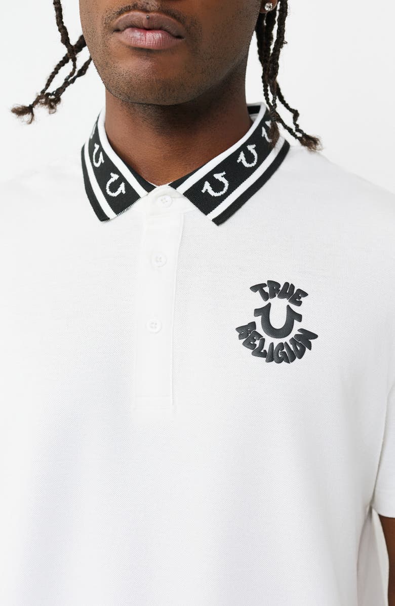 True Religion Piqué Knit Polo, Alternate, color, 