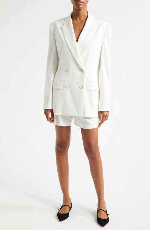 A.l.c . Charles Pleated High Waist Shorts In White
