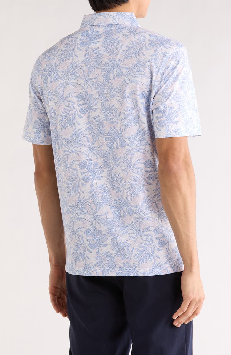 Bugatchi OoohCotton<sup>®</sup> Knit Polo, Alternate, color, Air Blue