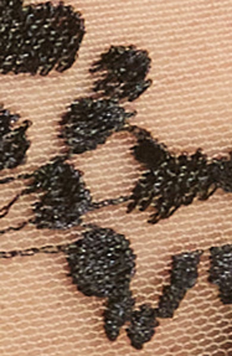 Bluebella Marisa Embroidered Mesh Thong, Alternate, color, 