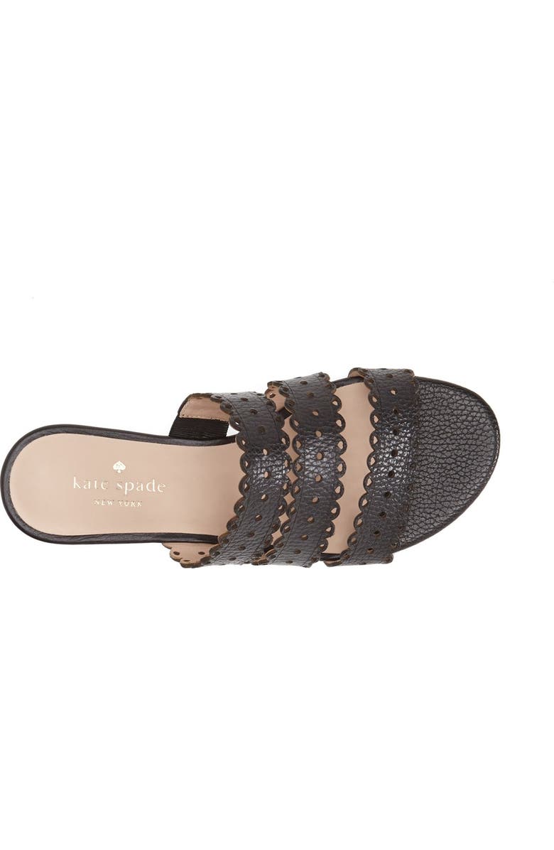 Kate Spade New York 'brittany' leather flat sandal, Alternate, color,