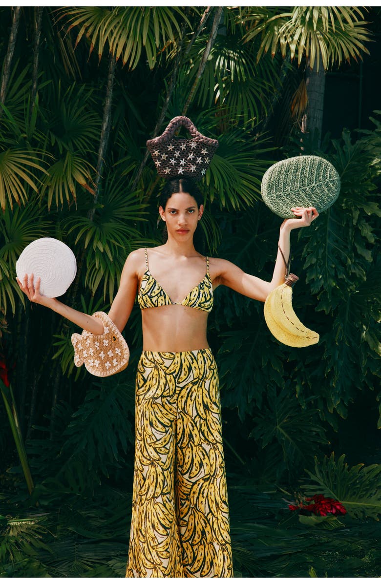 SIMONMILLER Banana Bunch Wristlet Handbag, Alternate, color, Yellow