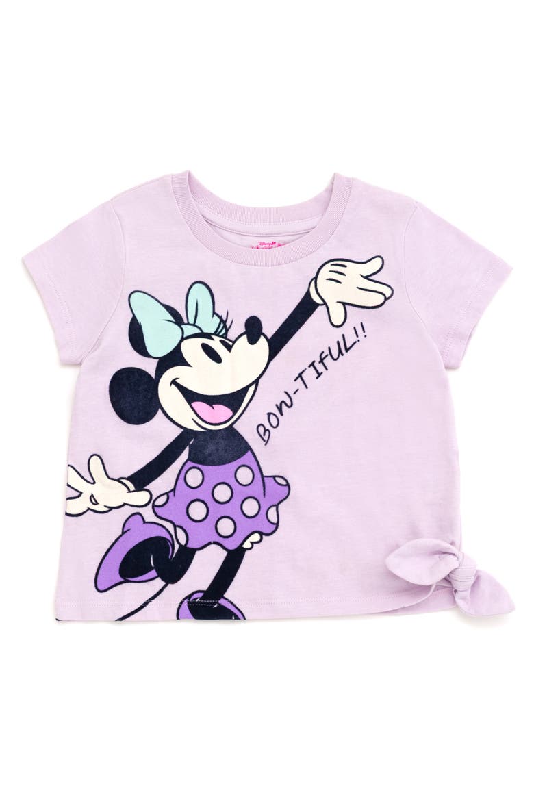Minnie Mouse Short Sleeve Tees, Alternate, color, Minnie Pink Cream Iris