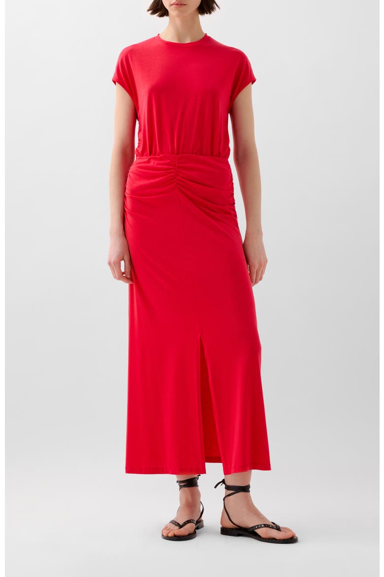 Ic Wrap Skirt, Alternate, color, Red