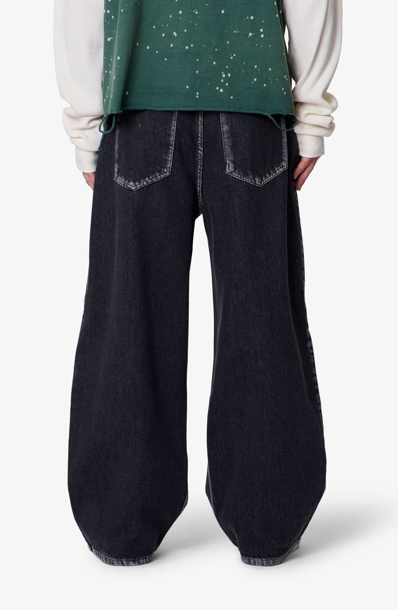 mnml Pleated Denim Jeans, Alternate, color,