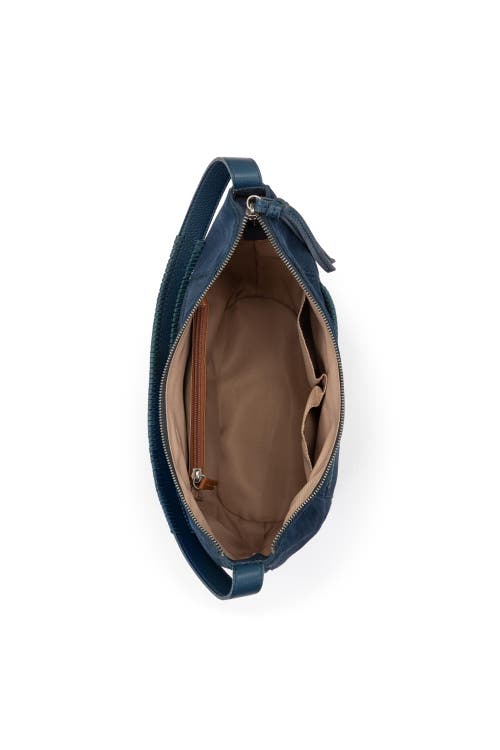 The Sak Sequoia Hobo Leather Bag In Blue