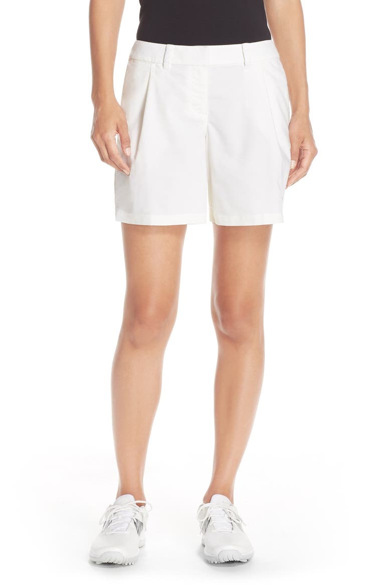 'Oxford' Dir-FIT Shorts, Main, color, WHITE/ WHITE